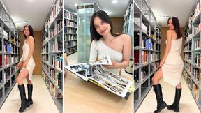 I peed my first pair of books at the public library