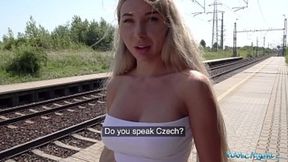 Public Agent Blonde Gets Rough-Fucked to Orgasm&#x1F4A6;