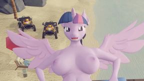 Twilight Sparkle's Pink Puss gets Stuffed by a Cock&#x1F32D; like a Creampie Frenzy