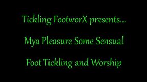 Mya Pleasure Some Sensual Foot Tickling and Worship