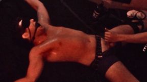 College Bro Tanner Gets Intense Tickle Milking Spread-Eagle On The Bed (Part 4)