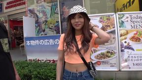 Nice asian teen public pick up