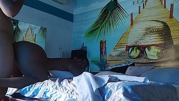 STEPNEPHEW AND STEPAUNT ENJOYING THE VACATION