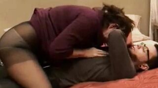 Mature Hot Mom With Young Man