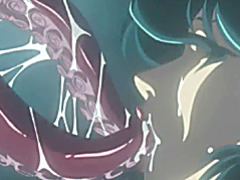 Hentai girl hard monster tentacles poking