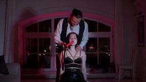 SHE BEGS THE DEVIL TO DESTROY HER SLUTTY THROAT (FHD)