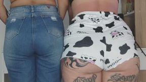Guess which girl farts so loud and delicious