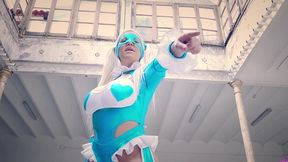 street fighter cosplay with fight and sex emilio ardana - blondie fesser