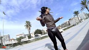 Spanish milf Coral Joice ravishes the beach with her sultry pussy&#x270C; and juicy ass&#x1F351;