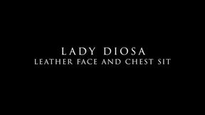 Leather face sit and chest sit