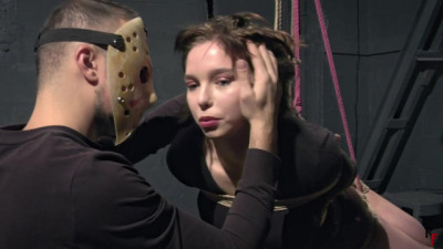 Bondage and shibari session with submissive Guzel