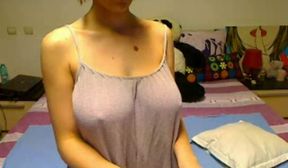 Part 2 at WildFuckCam.com- College Brunette Tits Out