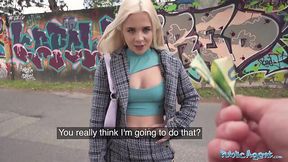 The blonde didn’t deny it for long, because Benjamin would undress!
