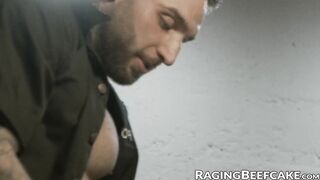 Beefcake Sky Knoxx used and dominated by two muscle jocks