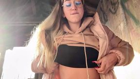 Exhausted by desire, bus stop handjob, enough for today?