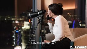 Hot MILFY boss seduces young rookie in sizzling stakeout seduction, all about that 'thirsty' action