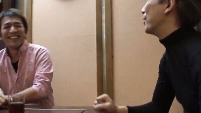 Two Japanese gentlemen are exchanging kinky sex stories with one another
