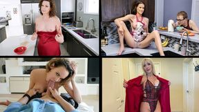 Horny&#x1F975; Older Women Compilation: Beth, Ciel, Trixie, Monique XXX Action