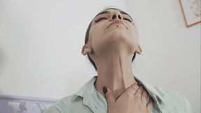 Eve self throat massage
