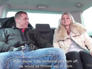 Matured golden-haired mother i'd like to fuck with loosed breasts have sex in the car with stranger