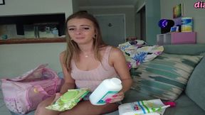 lola learns to change your messy diaper 1st time