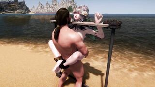 Vampire Princess x Captivity x Beach