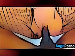 Ai generated LineArt Sex video