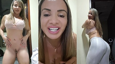 Bianca naldy usa do calça leg bucetao inchado