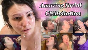 Compilation Hot Wet &amp; Messy HUGE Cumshot Facial Cum In Mouth