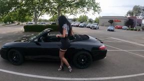 Mulan Black Mini Skirt Stockings Heels 911 Pedal Pumping I