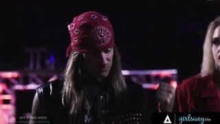 GIRLSWAY Lena Paul Competes With Katrina Jade For The Best Rock Band