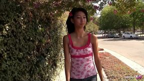 big boobs mature wife and her husband pick up half asian girl for old young ffm 3some sex