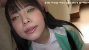 Asian Teen Brunette&#039;s Brain-Busting Deepthroat Dildo Challenge