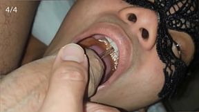 Top Latina SubmissionUpside-Down Throating, Cum, and Urine