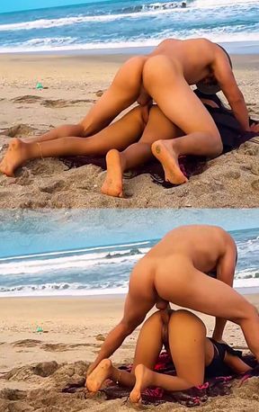 Sunbath & Sex! Latina gets Prone-Boned by stranger