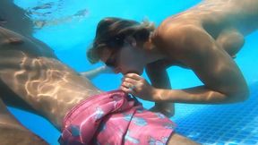 Pool Sex, Busty Lactation, Wild Hardcore with a Giant Pole!