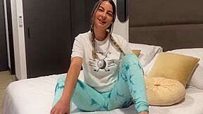 Petite Blonde Convinces Stranger At Gym To Come To Her Place And Fucks Him Till Creampie In Her Hairy Pussy! Liatovar 22 Min