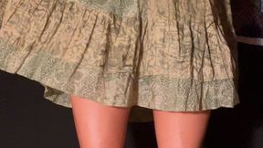 Long Dress Toe Point Muscle Worship