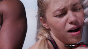 slutty teen selvaggia takes a bbc up her tight ass!! and 2 facials!