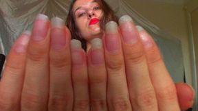 Worship Long Pink Nails (mkv)
