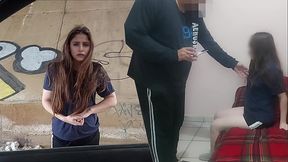 Tiny Innocent Whorehouse Prostitute Leaves Old Man For Cash, Real & Not Fake, Homeowner Hurts Her!