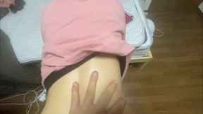 普段は控えめな彼女がセックスの時は激しく喘ぎます。【素人】