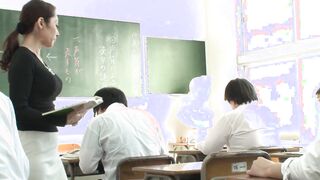 Reina Nanjo, a married woman professor who gets 10 times soak inside a climax class where she can't make a voice