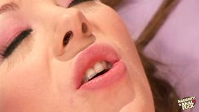 She was getting pounded relentlessly by a beastly cock🍆 in the latter half