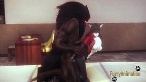 Wild Asian Cosplay Creampie: Yiff Hentai with Beast and Black Cat