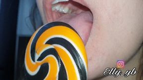 Licking darkness lollipop