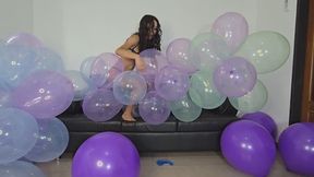 Massive pop with beautiful crystal garland