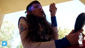 ziva fey - nasa astronaut giantess!