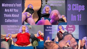 Mistress's Feet Are All You Think About Collection - Foot Domination and Humiliation Femdom POV with Mistress Mystique - WMV