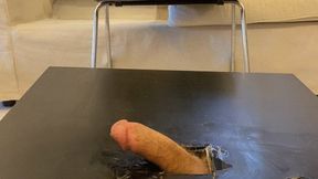 Slippers & Barefoot Cock Trampling (Side View)